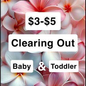 Unlisted Clear Out. $3-$5. 10.03.25